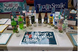 A display of various drink choices